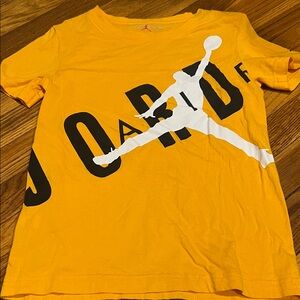 Jordan Kids Golden Yellow Graphic Tee